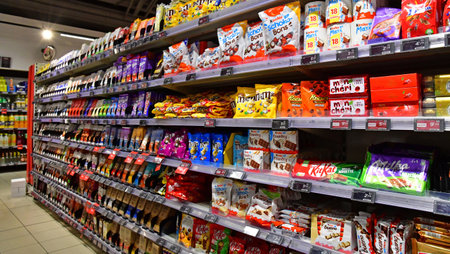Germain en Laye; France - May 6 2023: food in a supermarket