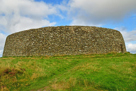 County of Donegal, Ireland - September 15 2022: the Grianan of Aileach