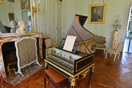 Chaussy, France - May 15 2023: the Villarceaux estate