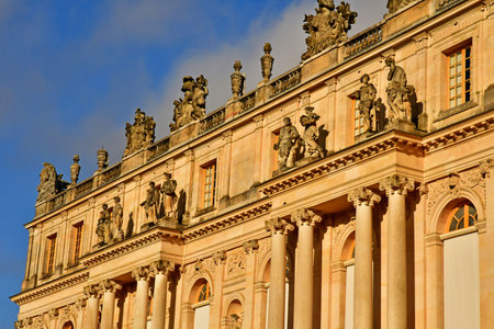 Versailles; France - November 26 2024: the castle of Louis 14