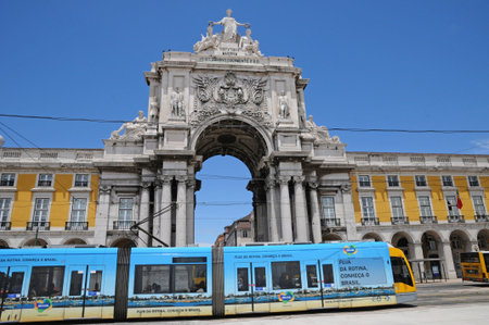 Lisbon, Portugal - July 3 2010: the picturesque cityのeditorial素材