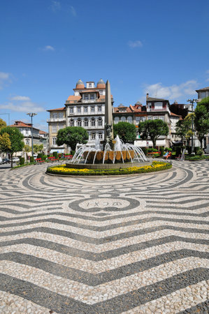 Guimaraes, Portugal - July 3 2010: the picturesque cityのeditorial素材
