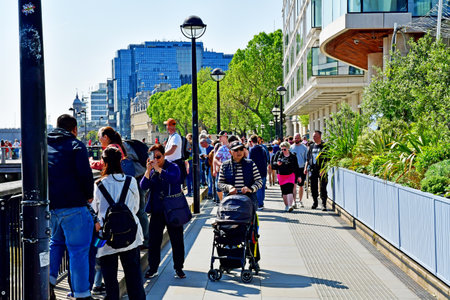 London; England - May 28 2023: The London bank