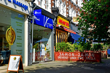 London; England - May 28 2023: The Hampstead districtのeditorial素材