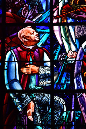 Germain en Laye; France - May 2 2023: the Saint Germain churchのeditorial素材