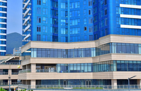 Busan; Korea - august 4 2024: the port districtのeditorial素材