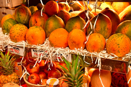Gran Canaria, Canary Islands - March 15 2024: the covered market of Las Palmasのeditorial素材