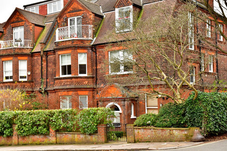London, England - December 15 2023: Hampstead in the Camden borough