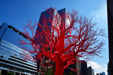 New York City, USA - September 9 2023: the High Lineのeditorial素材