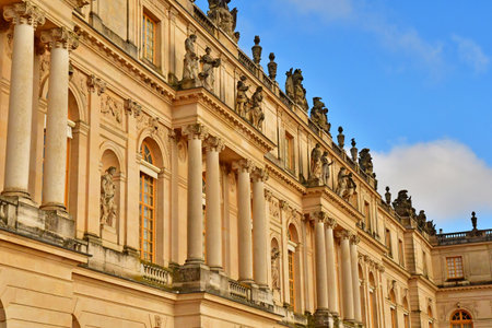Versailles; France - November 26 2024: the castle of Louis 14のeditorial素材