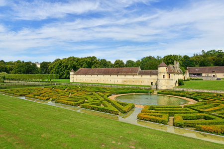 Chaussy, France - May 15 2023: the Villarceaux estateのeditorial素材