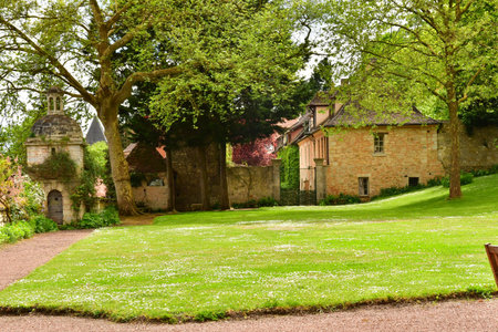 Medan; France - April 28 2024: the renaissance castleのeditorial素材