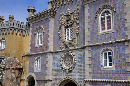 Sintra, Portugal - July 3 2010: the picturesque cityのeditorial素材