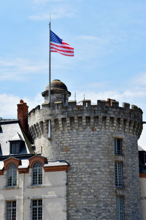 Rambouillet, France - June 18 2023: the historical castleのeditorial素材