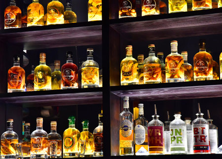 Le Touquet Paris Plage; France - April 20, 2024: the Grand Hotel barのeditorial素材