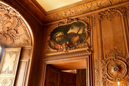 Rambouillet, France - June 18 2023: the historical castleのeditorial素材