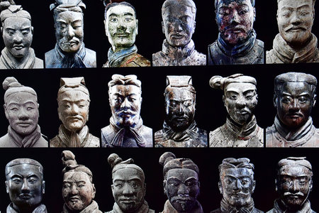 Xi an; China - November 6 2024: the Terracotta Armyのeditorial素材