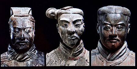 Xi an; China - November 6 2024: the Terracotta Armyのeditorial素材