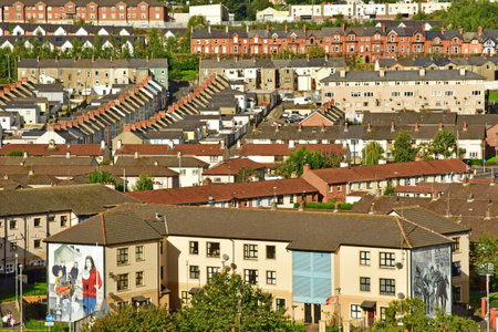 Londonderry; Northern Ireland - September 15 2022: the city centerのeditorial素材