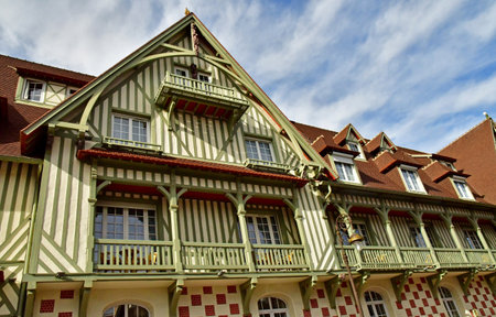 Deauville; France - October 12 2024: the Normandy hotelのeditorial素材