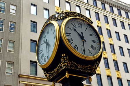 New York, USA - September 9 2023: the Trump Towerのeditorial素材