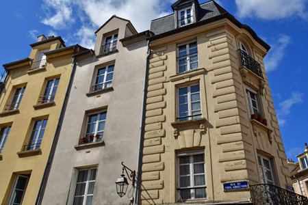 Germain en Laye; France - May 2 2023: the picturesque city center