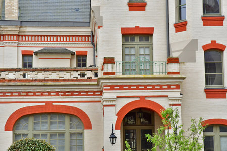 Le Touquet Paris Plage; France - April 20 2024: the picturesque seaside cityのeditorial素材