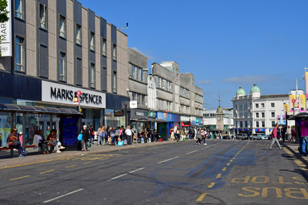 Brighton, England - June 04 2023: the city centerのeditorial素材