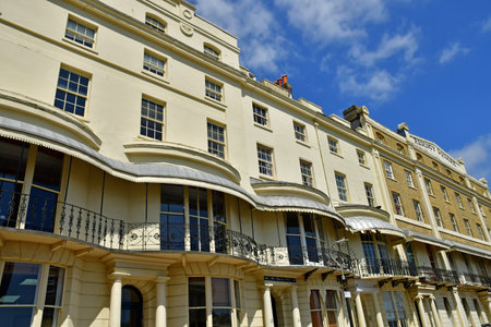 Brighton, England - June 04 2023: the city centerのeditorial素材