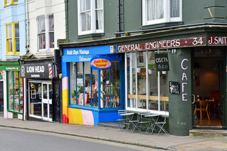 Brighton, England - June 04 2023: the city centerのeditorial素材