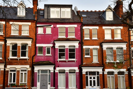 London, England - December 15 2023: the Belsize park districtのeditorial素材