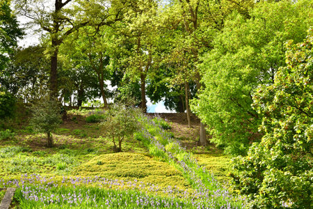 Medan; France - April 28 2024: the renaissance castleのeditorial素材