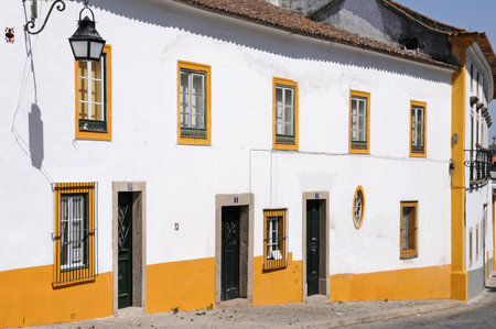 Evora, Portugal - July 3 2010: the picturesque cityのeditorial素材