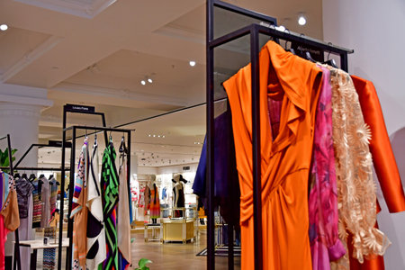 London; England - May 28 2023: department store in the Baker streetのeditorial素材