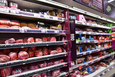 London, England - December 15 2023: a supermarket in the Belsize park districtのeditorial素材