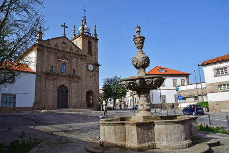 Penafiel, Portugal - March 27 2022: the historical city centerのeditorial素材