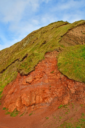 Bushmills, Northern Ireland - September 15 2022: the Giant's Causewayの写真素材