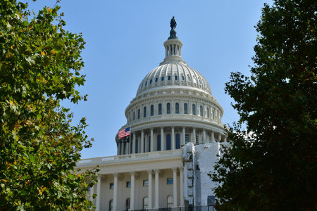 Washington DC, USA - September 7 2023: The United States Capitol