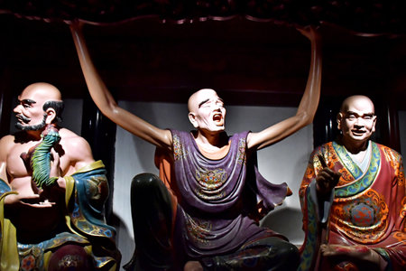 Fengdu County; China - November 6 2024: the Gost Cityのeditorial素材