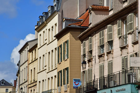 Germain en Laye; France - May 2 2023: the picturesque city centerのeditorial素材