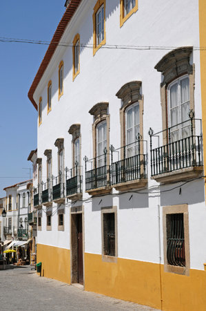 Evora, Portugal - July 3 2010: the picturesque city