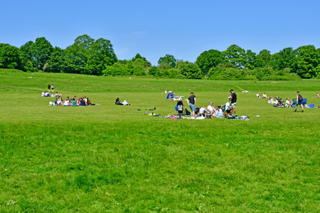 London; England - May 28 2023: The Hampstead Heath parkのeditorial素材