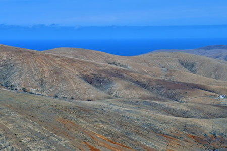 Fuerteventura, Canary Islands - March 15 2024: the picturesque islandの写真素材