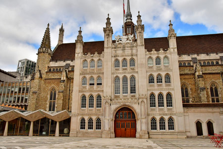 London; England - May 23 2024: the Guildhall in the City of Londonのeditorial素材
