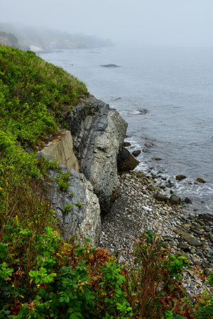 Newport, USA - September 9 2023: the picturesque coastのeditorial素材