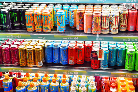 Drogheda; Ireland - September 15 2022: a service stationのeditorial素材