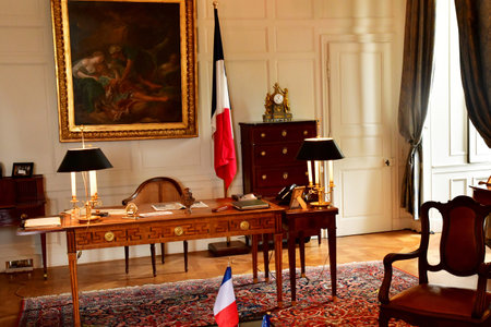 Rambouillet, France - June 18 2023: the historical castleのeditorial素材