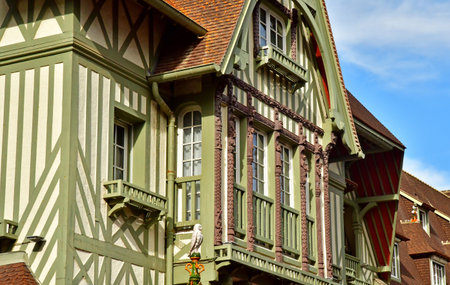 Deauville; France - October 12 2024: the Normandy hotelのeditorial素材