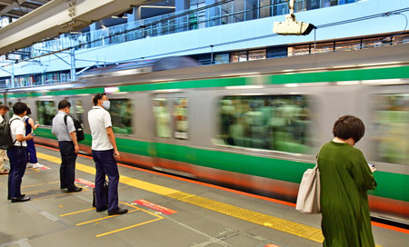 Tokyo; Japan - August 10 2024: the Shibuya station in the Shibuya districtのeditorial素材
