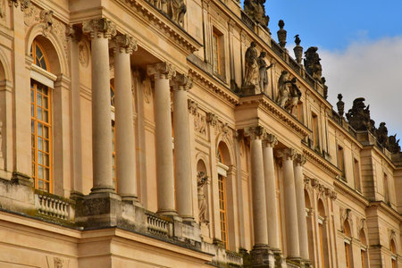 Versailles; France - November 26 2024: the castle of Louis 14のeditorial素材